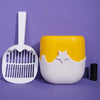 Tinypet Ice Cream Cat Litter Scoop - Yellow & White - Hanging
