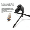 TRIOPO M2508 Multifunction Adjustable 4-Section Portable Aluminum Alloy Tripod Monopod with D-2A Ball Head for SLR Camera