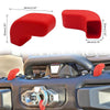For 07-23 Jeep Wrangler JK/JL/JT Front Bumper Trailer Hook Cover(Red)