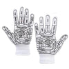 English Hand Massage Gloves Acupuncture Point Palm Reflex Zone Meridian Physical Therapy Gloves, Size: Average