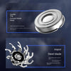 Double-head Mini Magnetic Shaver Portable Men Electric Shaver(Silver Black)