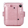 Glitter Power Crystal Case with Strap for FUJIFILM Instax mini 11 (Pink)