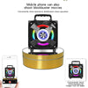 12cm 360 Degree Rotating Turntable Mirror Electric Display Stand Video Shooting Props Turntable, Load: 3kg (Gold)