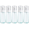 10 PCS Portable Refillable Plastic Fine Mist Perfume Spray Bottle Transparent Empty Spray Sprayer Bottle, 100ml(Blue)