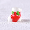 4pcs Christmas Micro Landscape Decorations Resin Craft Gifts Home Decoration Ornaments, Spec: Socks No.6