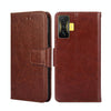 For Xiaomi Redmi K50 Gaming Crystal Texture Leather Phone Case(Brown)