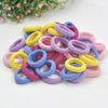 20pcs / Pack Girls Kids Rubber Bands Ponytail Holder Elastic Hair Bands(Shallow Five Colors)