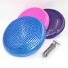 Thick Explosion-proof Yoga Special Massage Balance Cushion, Diameter: 33cm, Specification:With Gas Needle(Purple)