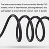 Right Bend 0.5m Cat 8 10G Transmission RJ45 Male To Female Computer Network Cable Extension Cable(Black)