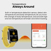 SPOVAN H6 1.83 inch TFT Screen Smart Watch Supports Bluetooth Call/Blood Oxygen Monitoring(Yellow)