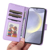 For Samsung Galaxy S25+ 5G BETOPNICE BN-005 2 in 1 Detachable Imitate Genuine Leather Phone Case(Light Purple)