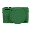For Canon PowerShot G7 X Mark III / G7X3 Soft Silicone Protective Case with Lens Cover(Green)
