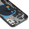 iPhone 12 Back Cover Assembly (Black) with Wireless Charging