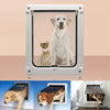 Lockable Pet Door for Cats & Small Dogs - White - GM-01