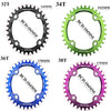 MOTSUV Narrow Wide Chainring MTB  Bicycle 104BCD Tooth Plate Parts(Yellow)