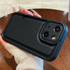 For iPhone 15 Plus Leather Texture TPU Phone Case(Black)