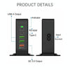 PD-75 Desktop PD Type-C USB QC 3.0 Fast Mobile Phone Charging Station Multifunctional Wireless Charger(AU Plug)