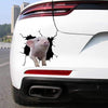 6 PCS Animal Wall Stickers Pig Hoisting Car Window Static Stickers(Pig 02)