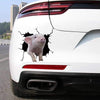 6 PCS Animal Wall Stickers Pig Hoisting Car Window Static Stickers(Pig 03)