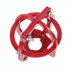 Red 4-Point Fire Sprinkler Guard Cover - Durable Alloy