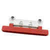 CP-3118 150A 12-48V RV Yacht Single-row 2-way Busbar with 4pcs Terminals(Red)
