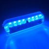 LED Solar Decorative Night Vibration Lighting Warning strobe Lamp(Blue)