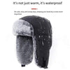 Outdoor Windproof Hat Winter Thickened Cotton Cap Warm Coldproof Riding Cap, Cap Size: 58-62cm (Orange)