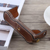 1/4 inch Thread PU Leather Camera Half Case Base for Canon G7 X Mark II (Coffee)