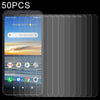 50 PCS 0.26mm 9H 2.5D Tempered Glass Film For Alcatel Lumos