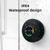 BT-07 Portable Large Suction Cup Waterproof Bathroom Bluetooth Speaker(White)