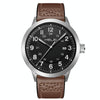 HELEI H9031B-L Men Quartz Watch Waterproof Outdoor Sports Watch(Silver Black Coffee)