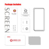 2 PCS For Xiaomi Redmi K50 Pro ENKAY Full Glue 0.26mm 9H 2.5D Tempered Glass Full Film