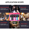 1.8 inch TFT Screen Metal MP4 Player With 8G TF Card+Earphone+Cable(Rose Red)