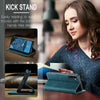For Samsung Galaxy A56 CaseMe 013 Multifunctional Horizontal Flip Leather Phone Case(Blue)