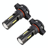 2 PCS H16 DC12V 4.3W 6000K 500LM Car Fog Lights with 12LEDs SMD-2525