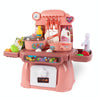 24 In 1 Childre Mini Kitchen Toys Girls Simulation Play House Cooking Kitchen Set, Model: Pink