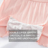 Girls Boxer Brief Safety Pants Modal Summer Shorts, Size: 130(Yellow)