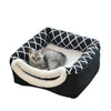 Luxury Grey Cat Cave Bed - Large (Cats 5kg/Small Dogs 6kg)