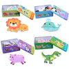 DUOQU Children Early Education Picture Puzzle Toy Box Set(Wild Animal)