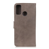 For Alcatel 3X 2020 KHAZNEH Cowhide Texture Horizontal Flip Leather Case with Holder & Card Slots & Wallet(Khaki)