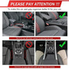 Car Multi-functional Driver Seat Console PU Leather Box Cigarette Lighter Charging Pocket Cup Holder Seat Gap Side Storage Box(Black)