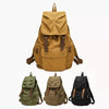 Retro Casual Canvas Travel Backpack 17 Inch Laptop Daypacks(Green)