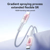 JOYROOM S-A42 Crystal Clear Series Fast Charging Data Cable, Type-C to 8 Pin Cable, Length: 1.2m(White)