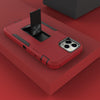 For iPhone 12 Pro Magnetic Holder Phone Case(Red + Black)