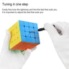 Moyu Mr. M Series Magnetic Cube Twisty Puzzle Toy Two Layers Cube Puzzle Toys (Black)
