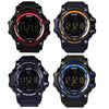 EX16 1.12 Inch FSTN LCD Full Angle Screen Display Sport Smart Watch, IP67 Waterproof, Support Pedometer / Stopwatch / Alarm / Notification Remind / Call Notify / Camera Remote Control / Calories Burned, Compatible with Android and iOS Phones(Black)