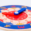 KBX-974 5 PCS Time Cognition Digital Clock Children Early Education Toy(Rose Red)