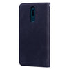 For Xiaomi Redmi 8 Frosted Business Magnetic Horizontal Flip PU Leather Case with Holder & Card Slot & Lanyard(Black)