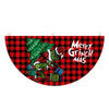 Cartoon Printed Outdoor Fan-shaped Hanging Flag Christmas Decorations, Style: Grinch