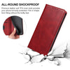 For Samsung Galaxy S24 5G Magnetic Closure Leather Phone Case(Red)